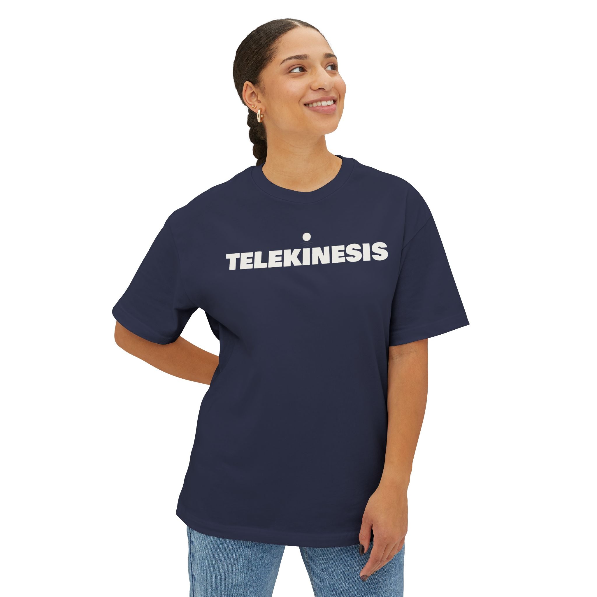 Telekinesis tee | Minimal oversized tee for subtle minds
