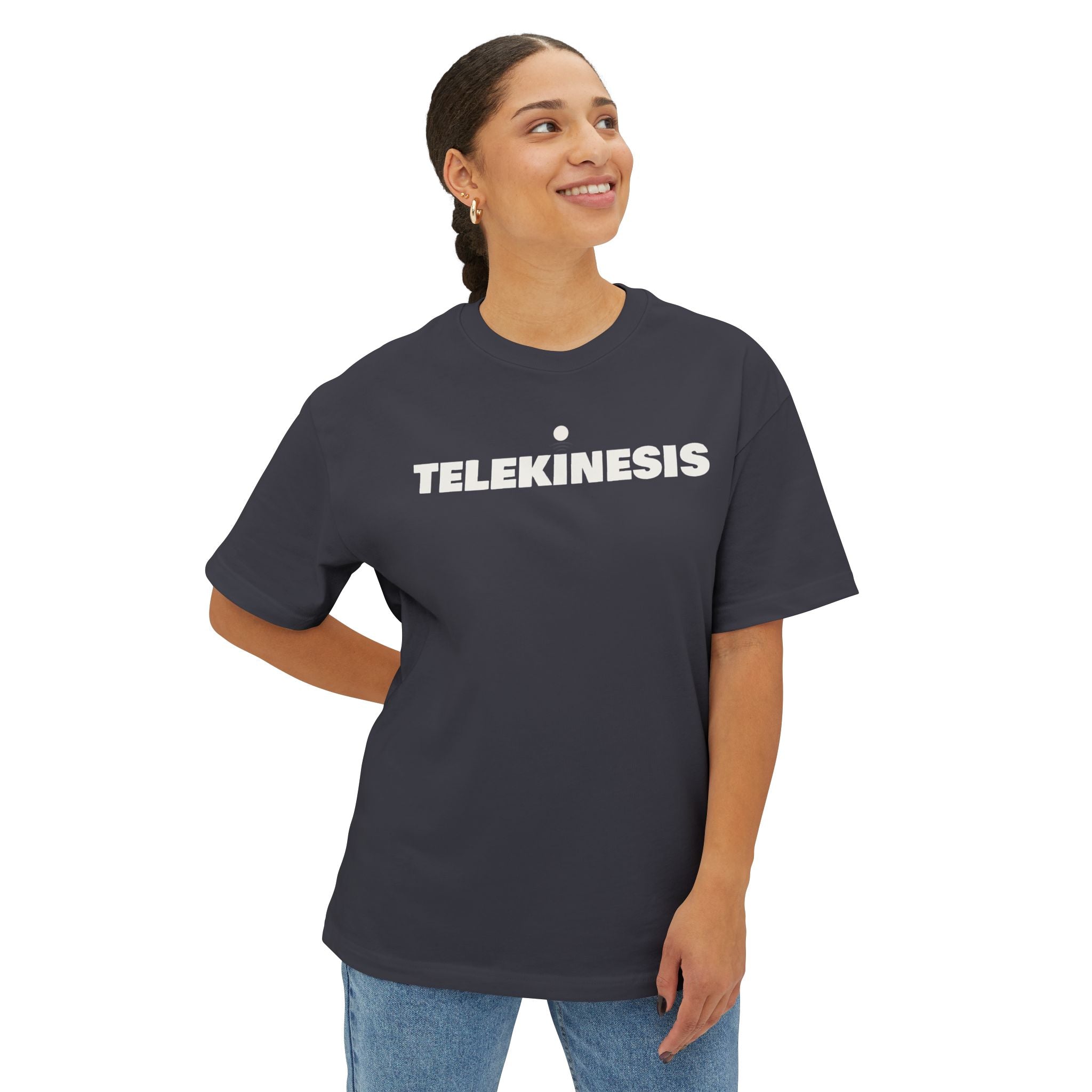 Telekinesis tee | Minimal oversized tee for subtle minds